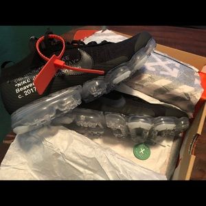 The 10 Nike AirVapormaxFK size 12 but really an 11